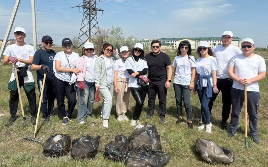 Отредактируйте и перепишите следующий заголовок: В Жамбылской области запустили новую экологическую инициативу