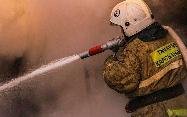 Пожар в районе склада локализовали в Костанае