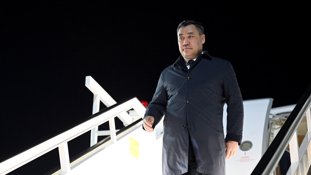 Президент Садыр Жапаров Москва шаарынан кайтып келди