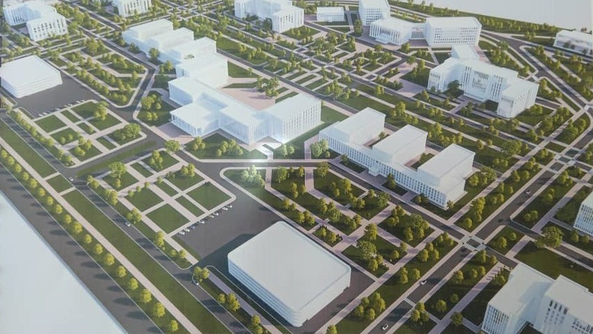 Сүрөт, карта — Бишкекте кайсы ооруканалар курулуп жатат?