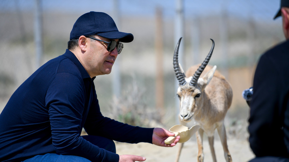 Садыр Жапаров Ысык-Көлгө барды