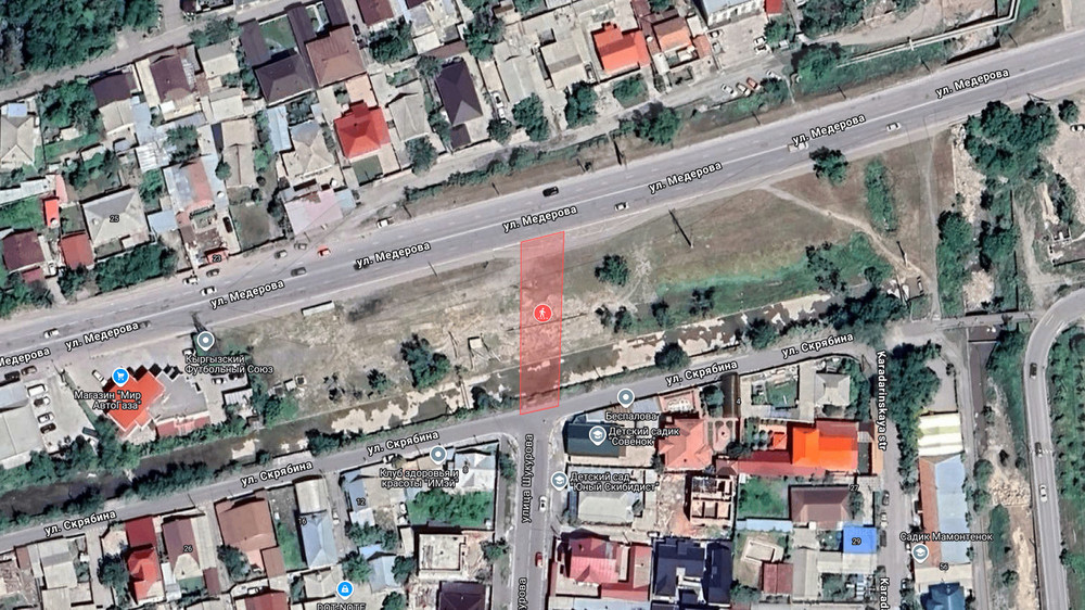 Бишкекте эки көпүрө куруу үчүн 151,8 млн сомго тендер жарыяланды. Карта