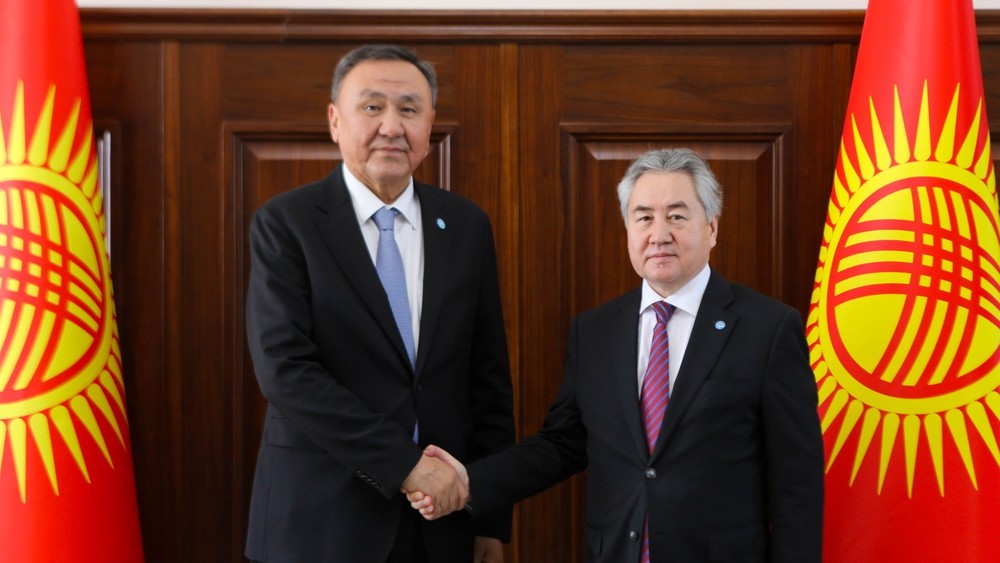 Министр Жээнбек Кулубаев ТМУнун төрагасы менен жолукту