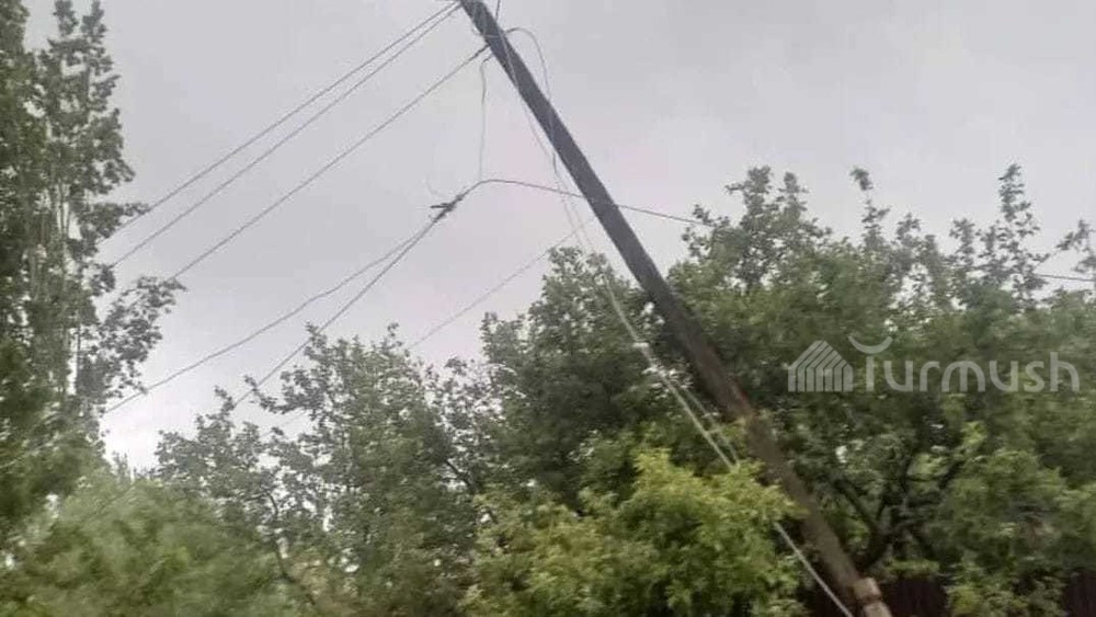 Ысык-Көлдөгү катуу шамалдан улам айрым аймактарда электр жарыгы өчүрүлдү