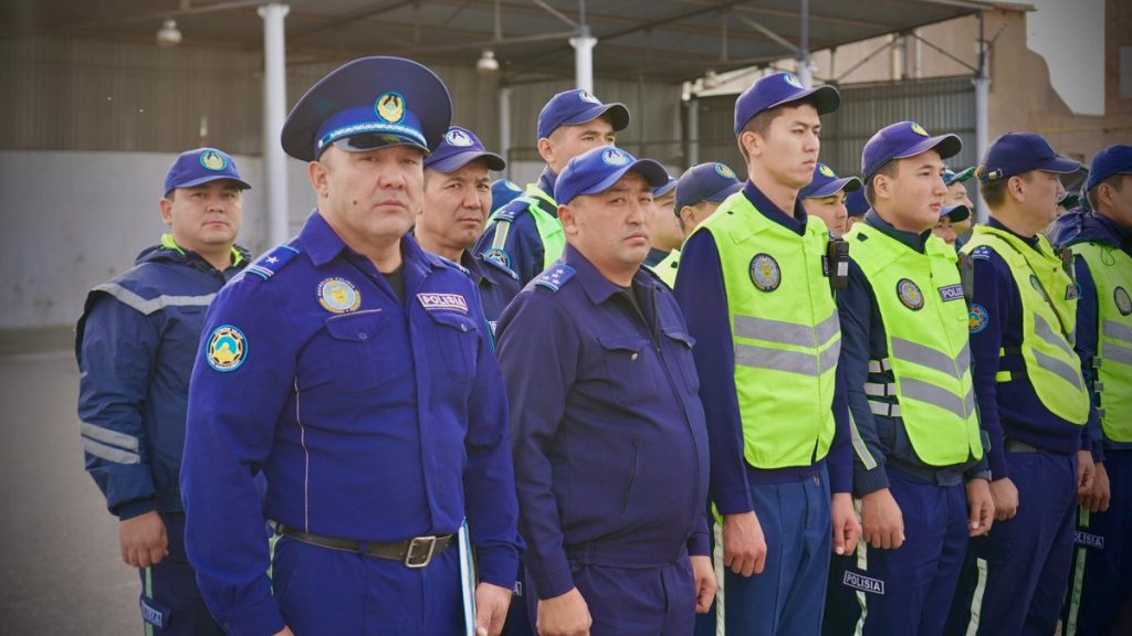 полиция работает в усиленном режиме в Шымкенте и Туркестанской области