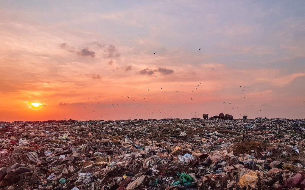 Полигон с отходами горел в Костанае