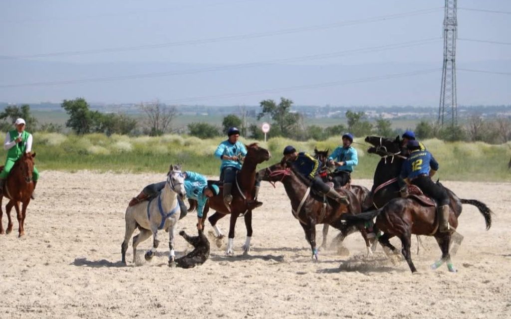 Отредактируйте и перепишите следующий заголовок: В Туркестанской области стартовали республиканские соревнования по кокпару