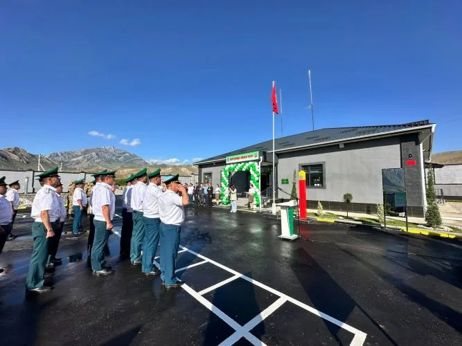 Кыргызстан открыл новый пограничный пост в Баткенской области Kyrgyzstan Opens New Border Post Near Uzbekistan in Batken Region