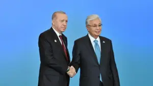 Turkish President Erdogan, Kazakh counterpart discuss ties, regional issues in phone call