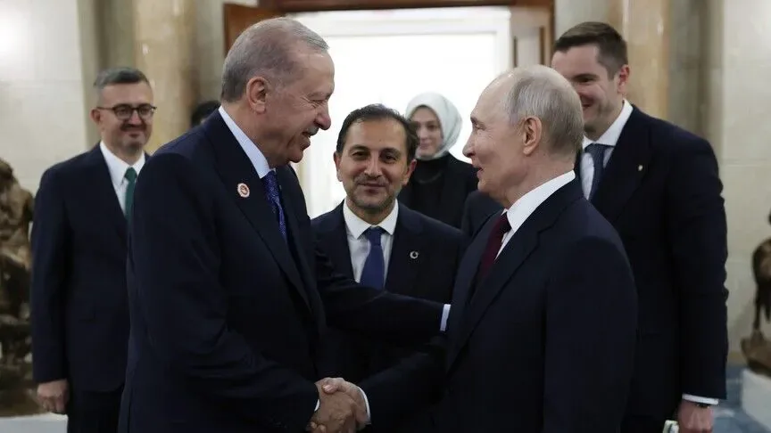 土耳其总统与俄罗斯总统在比什凯克举行会晤 Turkish president's meeting with Russian counterpart concludes in Bishkek
