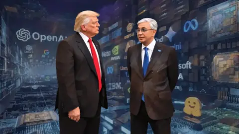 Tokayev Seeks to Take Trump’s AI ‘Washington Model’ Global