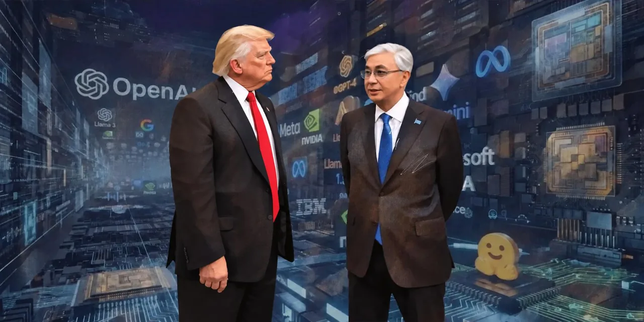 Tokayev Seeks to Take Trump’s AI ‘Washington Model’ Global