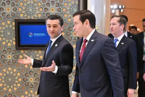 Rubio and Kazakh foreign minister discuss trade, investment and security cooperation in Samarkand