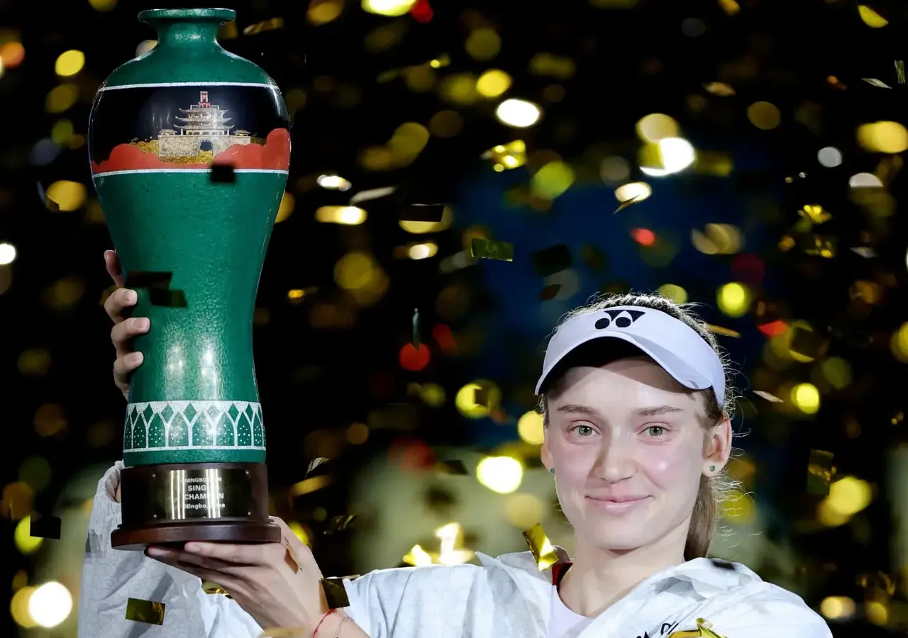 Elena Rybakina retains Ningbo title, wins first trophy as world number one