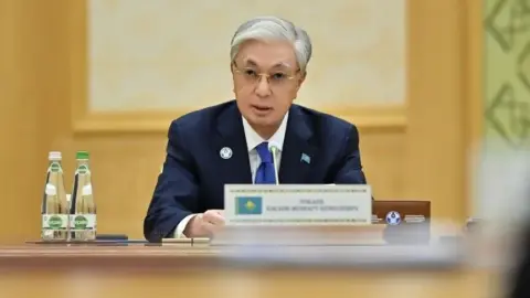 Kazakh president says his nation has historic chance to become Eurasian logistics hub
