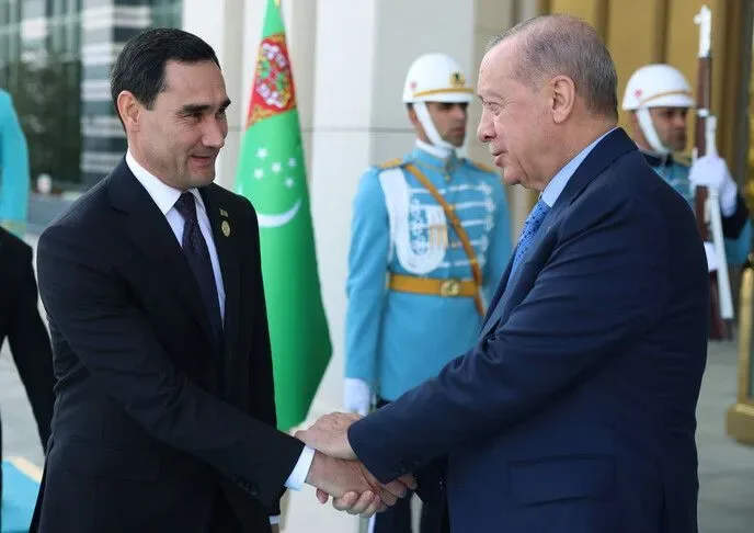 Turkish President Erdogan stresses importance of enhancing ties with Turkmenistan