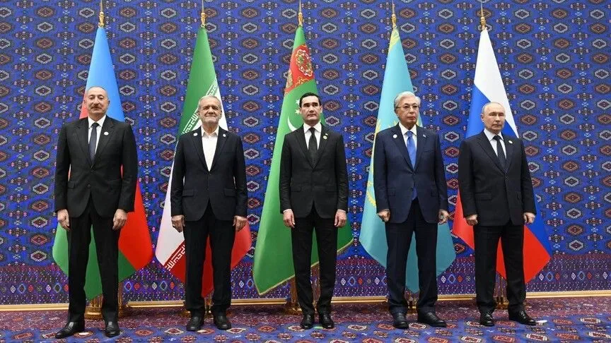 Iran, Russia, Azerbaijan presidents discuss expanding trilateral cooperation in Turkmenistan